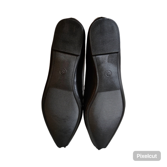 NWT Size 8 A New Day Classic Black Memory Foam Flats - Picture 3 of 5